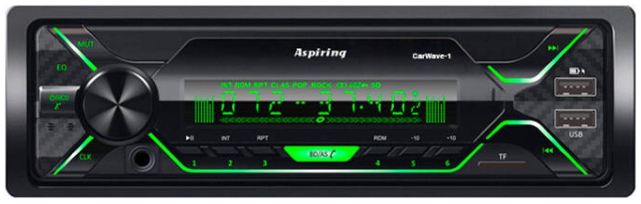 Авторесивер 1DIN Aspiring CarWave 1