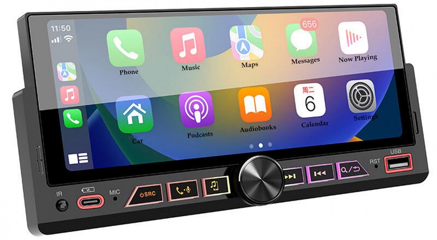 Авторесивер 1DIN Aspiring Fusion 1 Linux Carplay