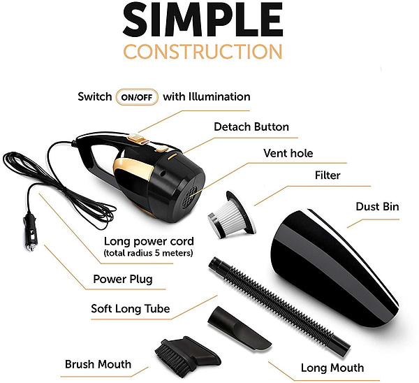 Фото - Уценка - Пылесос ручной для автомобиля Aspiring Dust 2