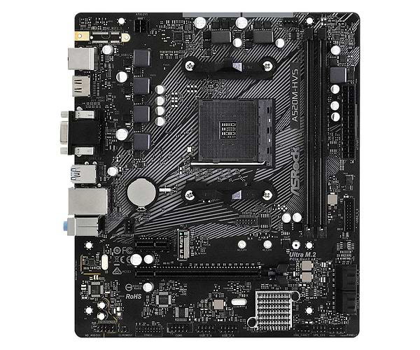 Фото - Материнская плата ASRock A520M-HVS Socket AM4