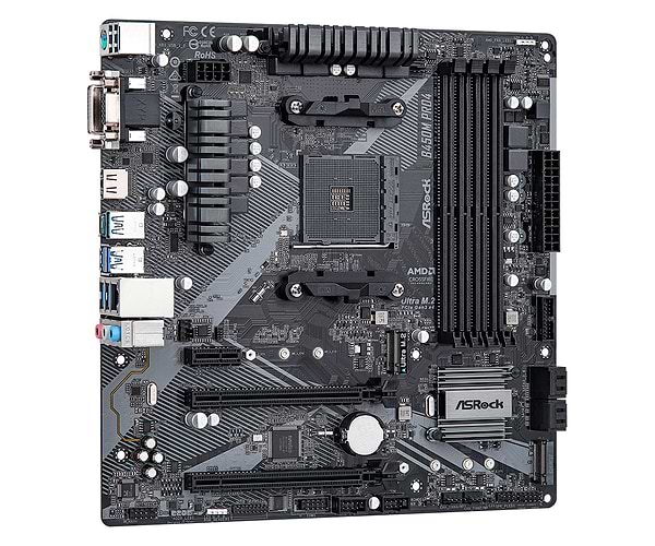 Фото - Материнська плата ASRock B450M Pro4 R2.0