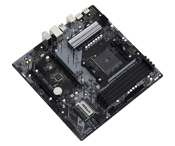 Фото - Материнская плата ASRock B550M Phantom Gaming 4
