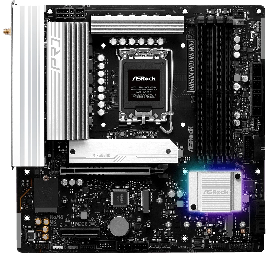 Материнская плата ASRock B860M PRO RS WIFI