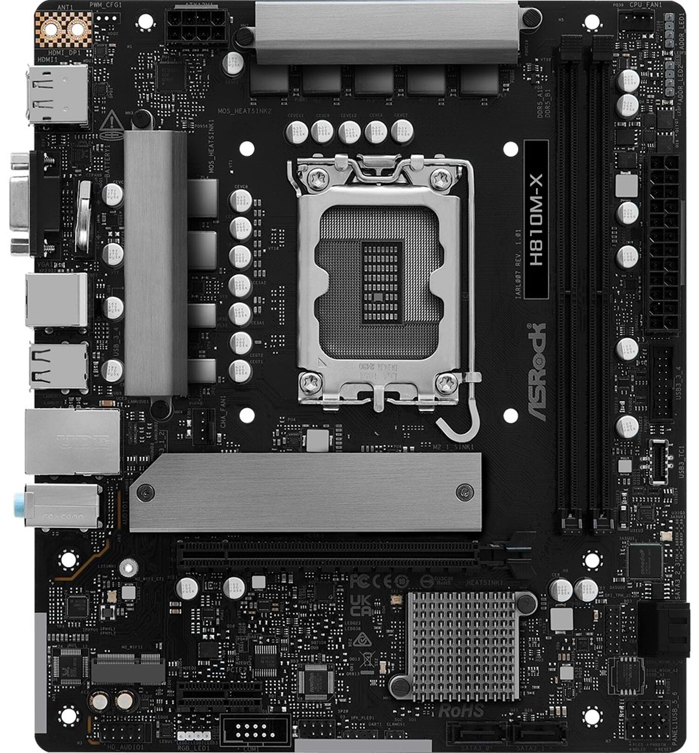 Материнская плата ASRock H810M-X DDR5