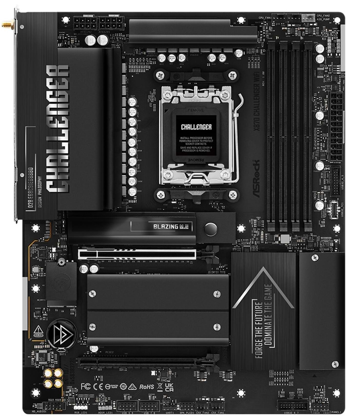 Материнська плата ASRock X870 CHALLENGER WIFI 4xDDR5