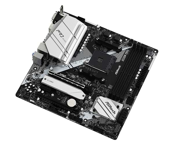 Фото - Материнская плата ASRock AMD AM4 B550 4DDR4 2PCIex16 2M.2 VGA/HDMI/DP TypeC (B550M Pro4)