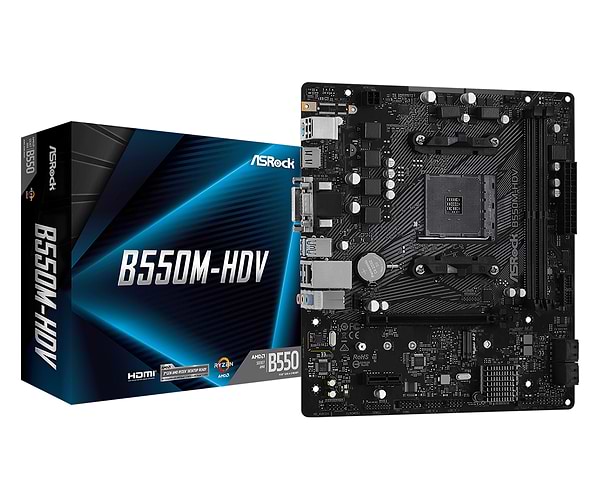 Фото - Материнская плата ASRock B550M-HDV Socket AM4