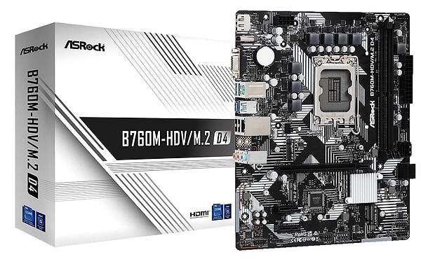 Фото - Материнская плата ASRock B760M-HDV/M.2 D4