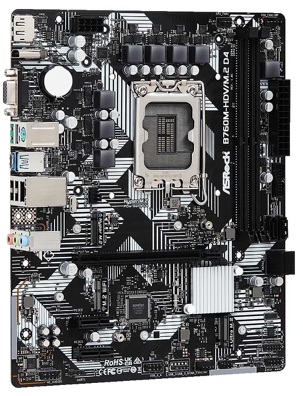 Фото - Материнская плата ASRock B760M-HDV/M.2 D4