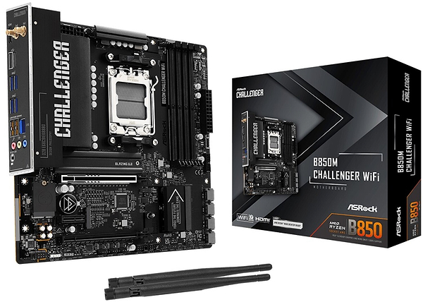 Фото - Материнская плата ASRock B850M CHALLENGER WIFI