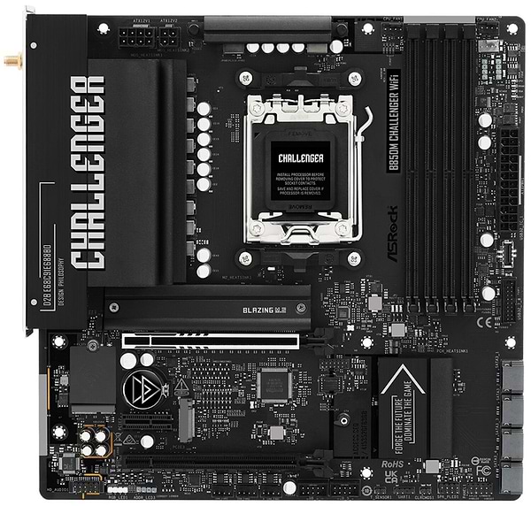 Фото - Материнская плата ASRock B850M CHALLENGER WIFI