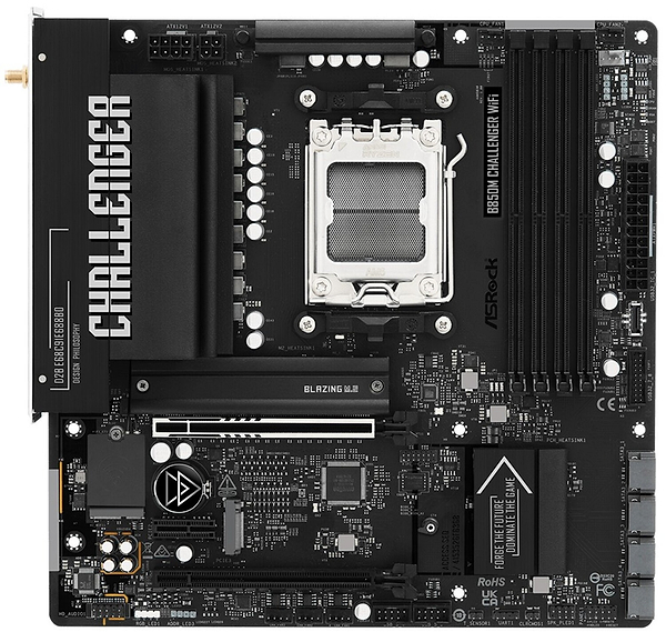 Фото - Материнская плата ASRock B850M CHALLENGER WIFI