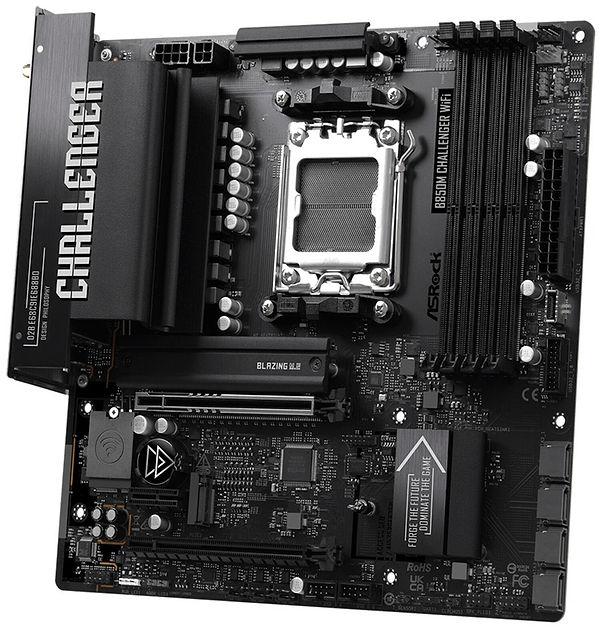 Фото - Материнская плата ASRock B850M CHALLENGER WIFI