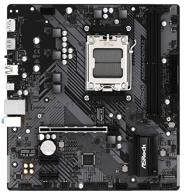 Фото - Материнская плата ASRock DDR5 A620M-HDV/M.2