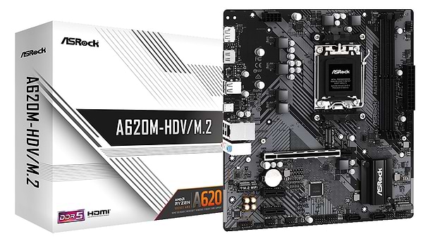 Фото - Материнская плата ASRock DDR5 A620M-HDV/M.2