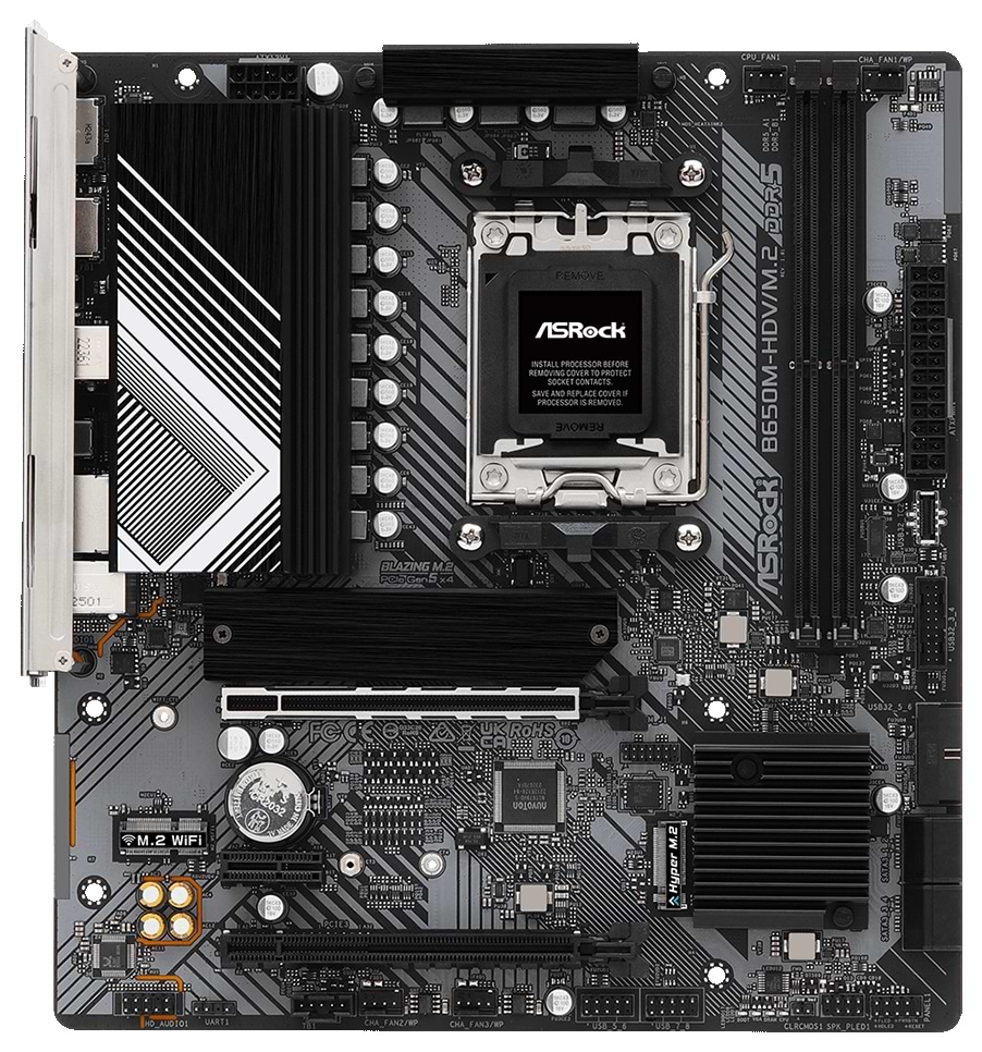 Материнська плата ASRock DDR5 B650M-HDV/M.2 - Фото 1