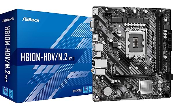 Фото - Материнская плата ASRock H610M-HDV/M.2 R2.0