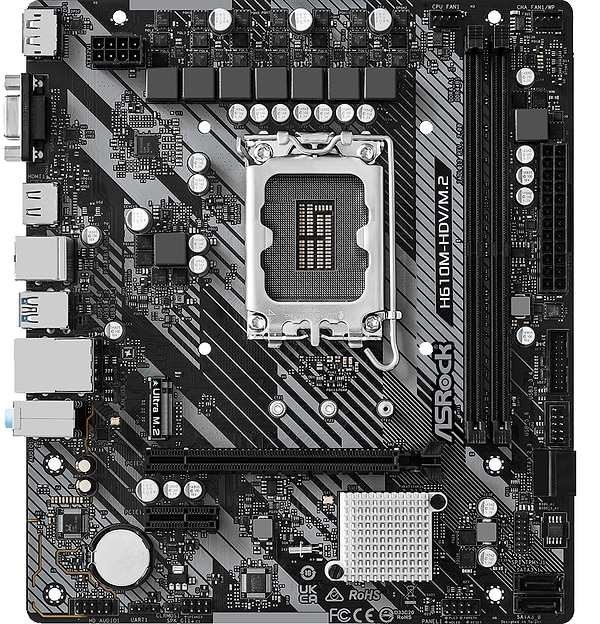 Фото - Материнская плата ASRock H610M-HDV/M.2 R2.0