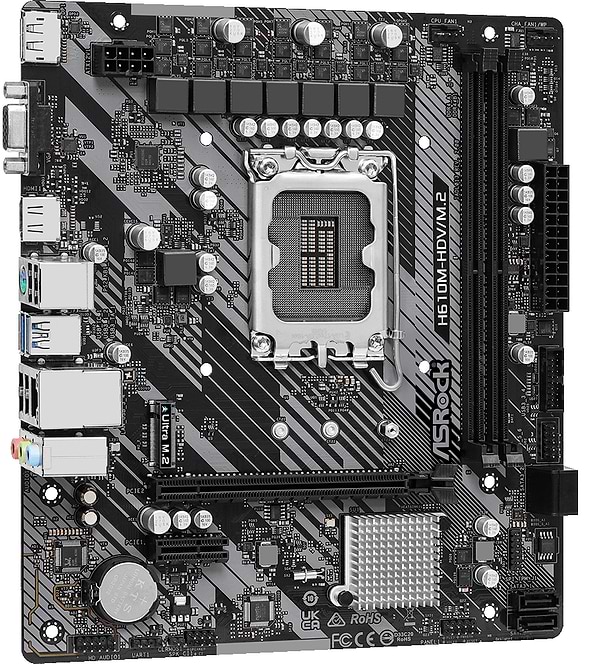 Фото - Материнская плата ASRock H610M-HDV/M.2 R2.0