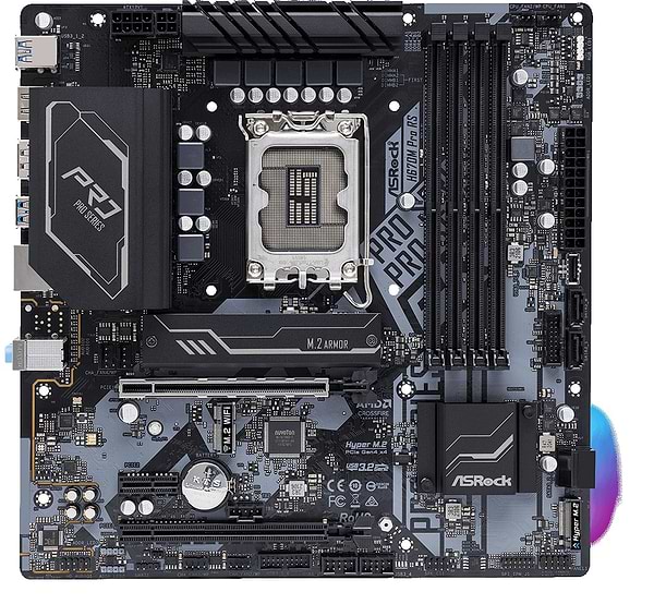 Фото - Материнська плата ASRock H670M PRO RS