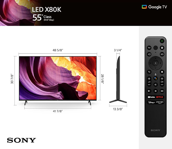 Фото - Телевізор Sony KD55X80L