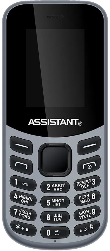Фото - Мобільний телефон Assistant AS-101 Grey