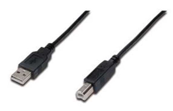 Кабель USB type A - USB type B Assmann USB 2.0 (AM/BM) 3m Black (AK-300102-030-S)