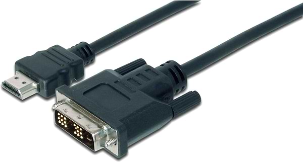 Фото - Кабель HDMI Assmann HDMI to DVI 18+1pin M 2.0 m (AK-330300-020-S)