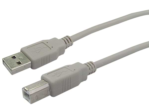Фото - Кабель USB type A - USB type B Assmann USB 2.0 (AM/BM) 1.8m Beige (AK-300102-018-E)