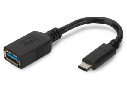 Фото - Переходник Assmann USB 3.0 (AF/Type-C) OTG 0.15m (AK-300315-001-S)