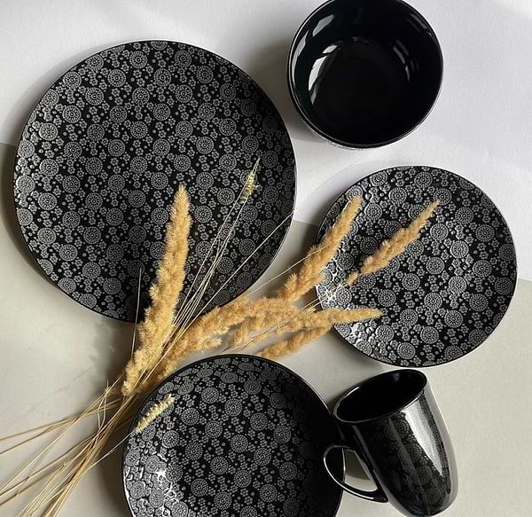 Фото - Уцінка - Тарілка супова Astera Japan Black 20 см (A0640-JB002)