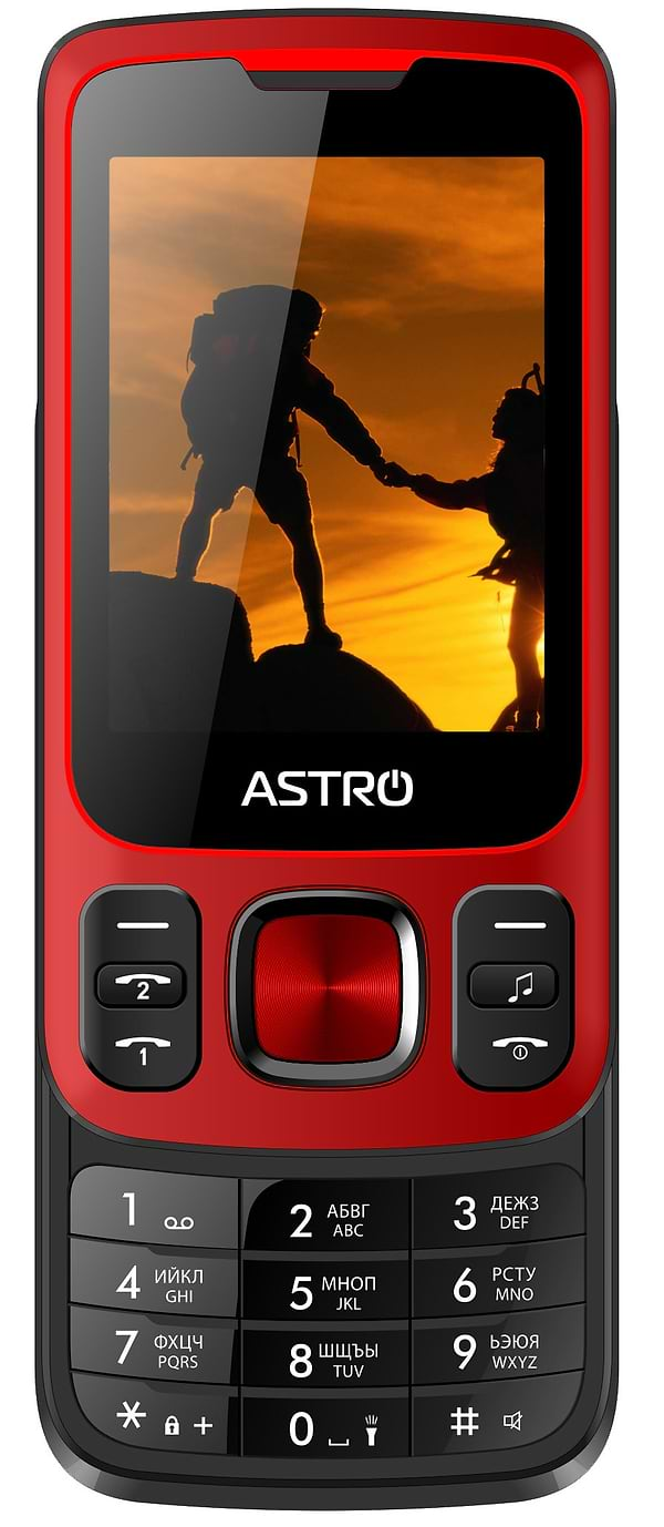 Мобильный телефон Astro A225 Red купить - цена, характеристики | COMFY