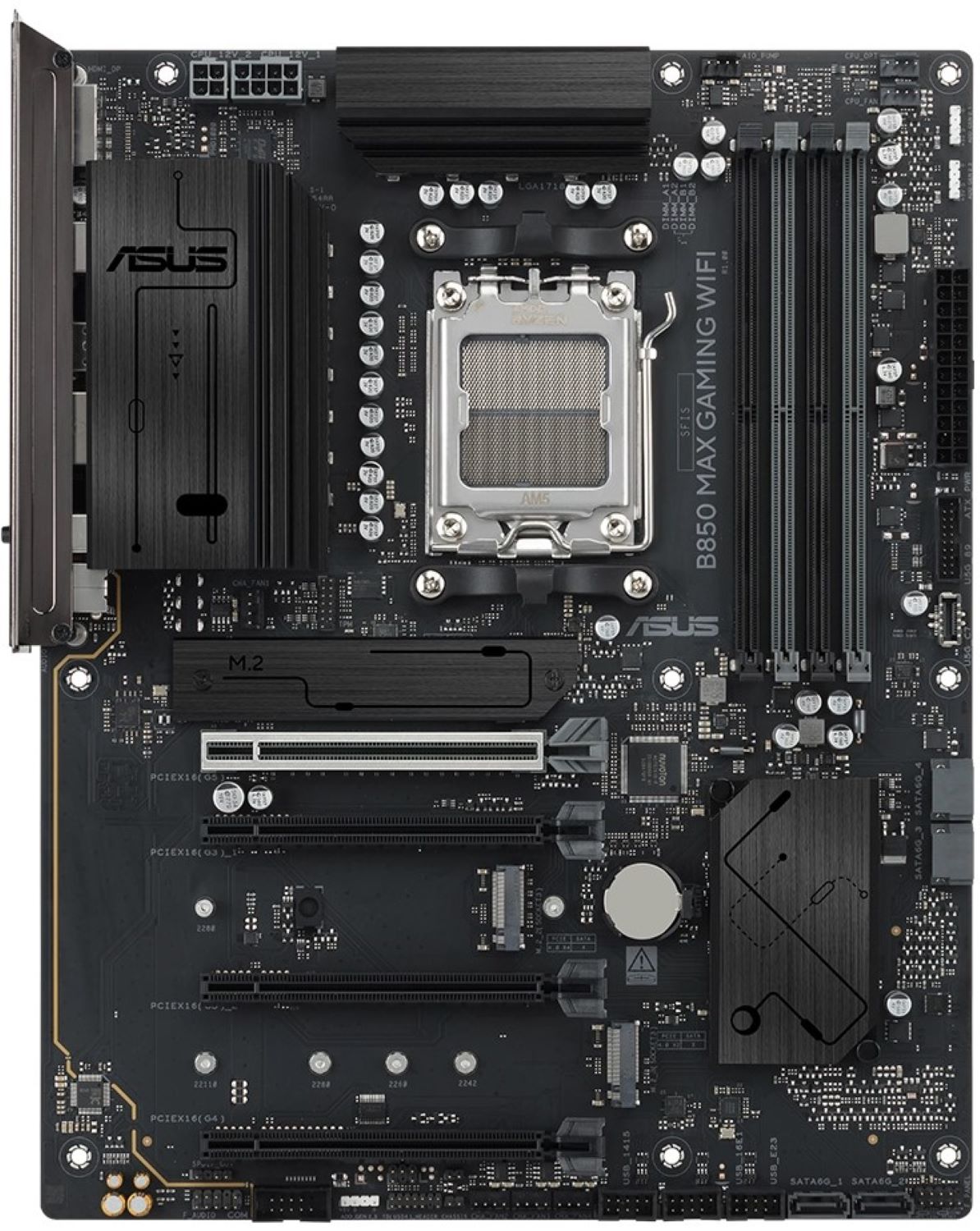 Материнська плата Asus B850 MAX GAMING DDR5