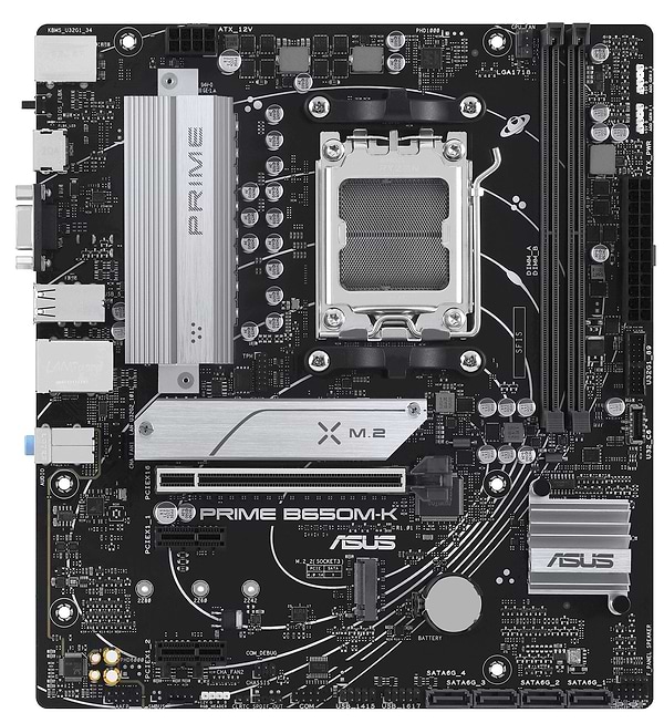 Фото - Материнська плата Asus PRIME B650M-K DDR5