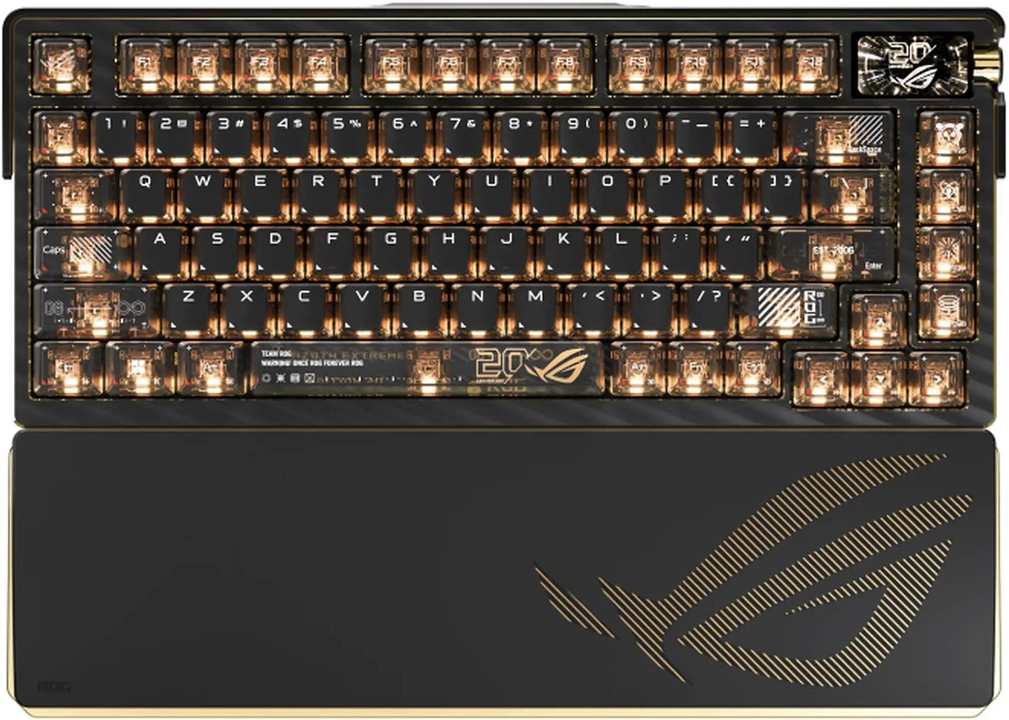 Клавіатура бездротова ігрова Asus ROG Azoth Extreme Edition 20 Gaming Keyboard (90MP04VF-BKUA20)