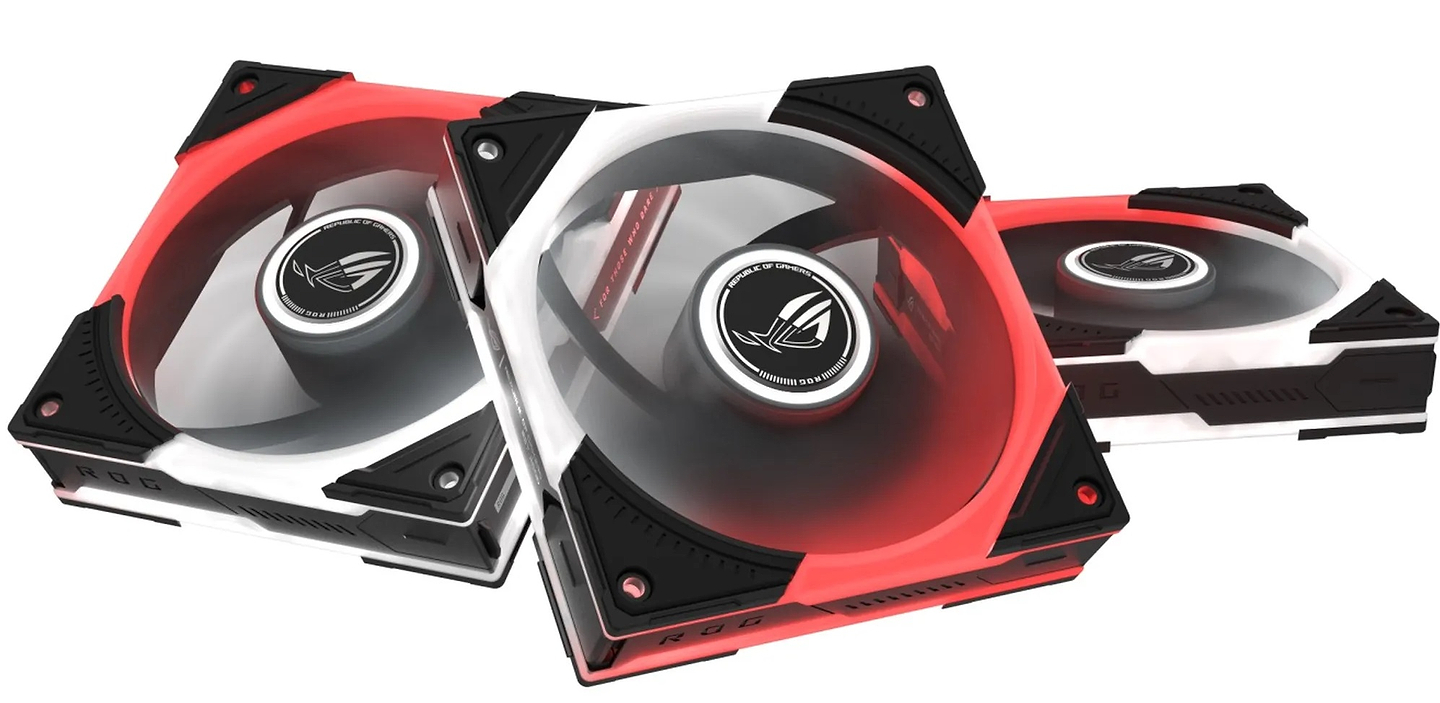 Корпусний вентилятор Asus ROG Eurux GR120 FAN ARGB Black 3in1 (90DA00J0-B09020)