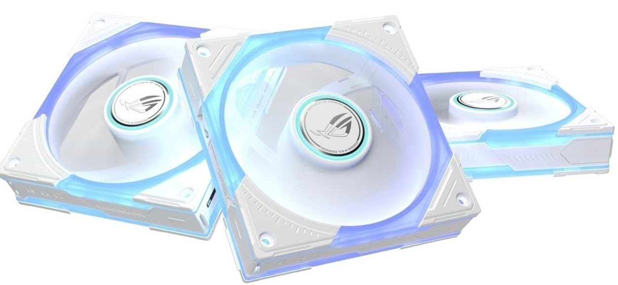 Корпусний вентилятор Asus ROG Eurux GR120 FAN ARGB Reverse White 3in1 (90DA00K3-B09020)