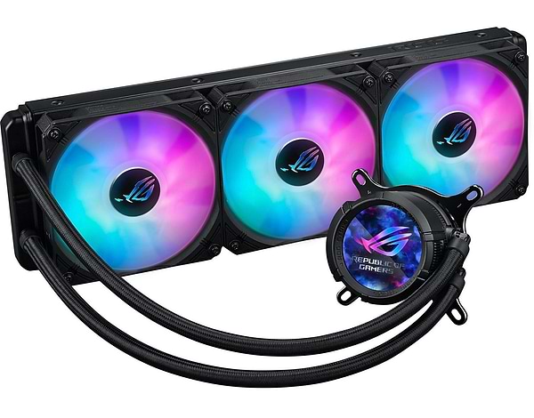 Фото - Водяная система охлаждения Asus ROG Strix LC III 360 ARGB LCD (90RC00W1-M0UAY0)