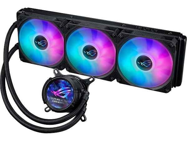 Фото - Водяная система охлаждения Asus ROG Strix LC III 360 ARGB LCD (90RC00W1-M0UAY0)