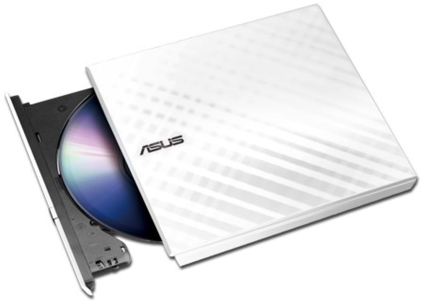 Привод оптический внешний Asus SDRW-08D2S-U LITE DVD+-R/RW burner USB2.0 White (90-DQ0436-UA221KZ)
