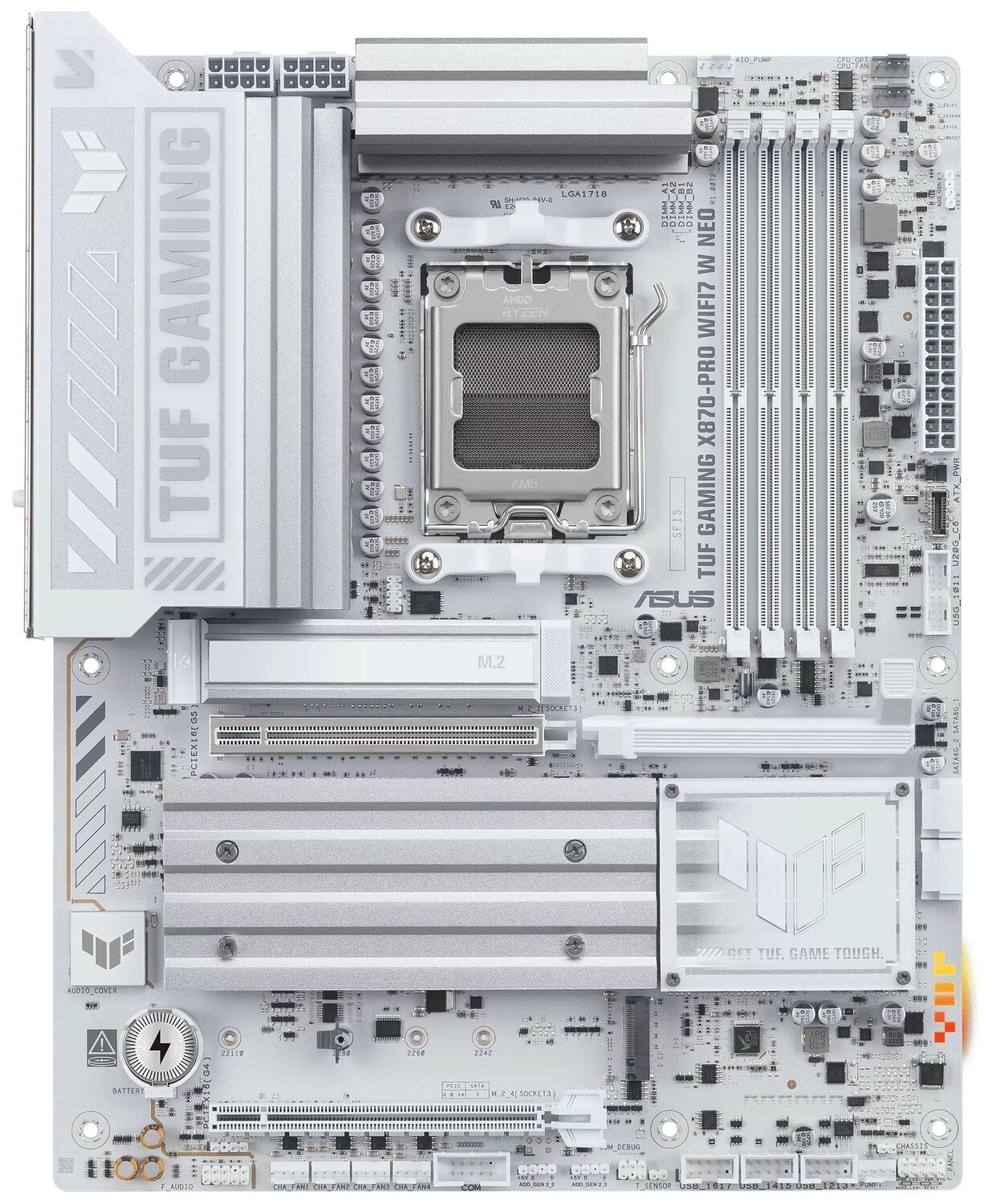 Материнская плата Asus TUF GAMING X870-PRO WIFI7 W NEO White