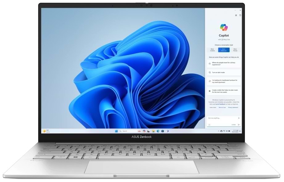 Ноутбук Asus Zenbook 14 UX3405CA-ST1260 Foggy Silver