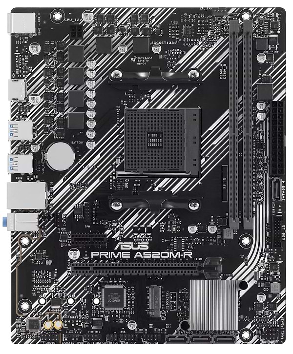 Фото - Материнська плата Asus PRIME A520M-R DDR4