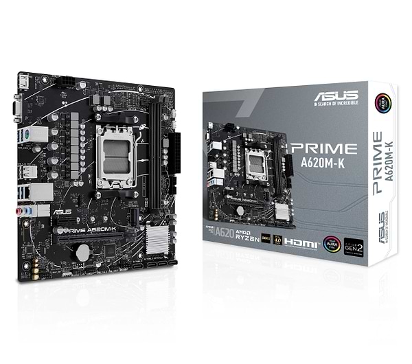 Фото - Материнская плата Asus PRIME A620M-K DDR5