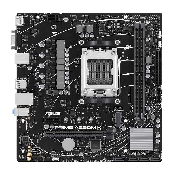 Фото - Материнская плата Asus PRIME A620M-K DDR5