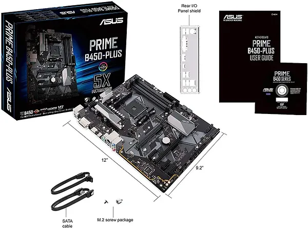 Фото - Материнская плата Asus PRIME B450-PLUS