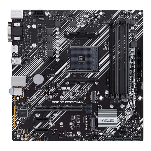 Фото - Материнская плата Asus PRIME B550M-K