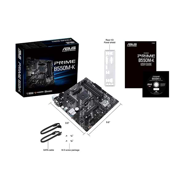 Фото - Материнская плата Asus PRIME B550M-K
