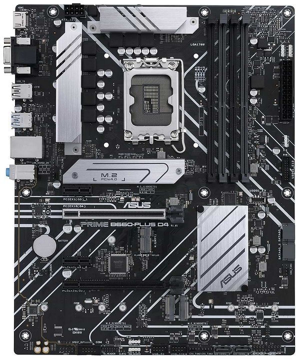 Фото - Материнська плата Asus PRIME B660-PLUS D4 Фото - Материнська плата Asus PRIME B660-PLUS D4