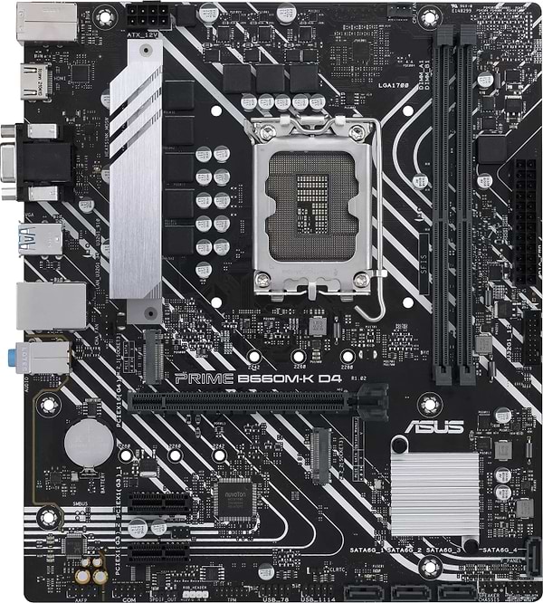 Фото - Материнская плата Asus PRIME B660M-K D4